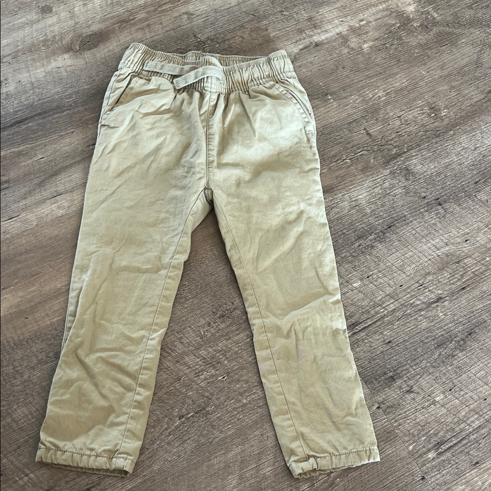 Place Kids Beige Elastic Waist Pants